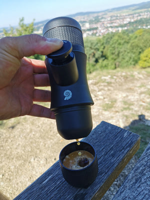 Origin Outdoors Mini-Espresso To-Go, negru