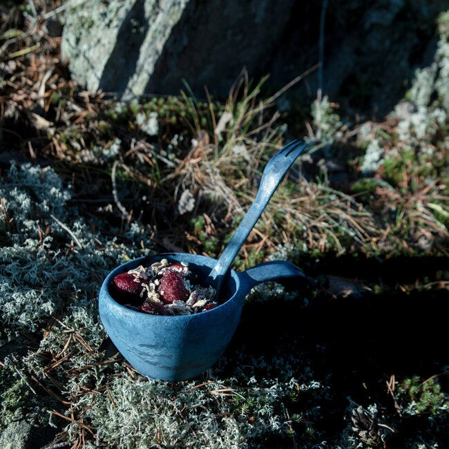 Kupilka Spork 225 lingură și furculiță într-una, albastru