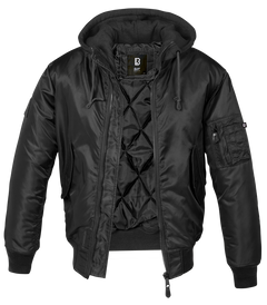 Brandit MA1 Hooded bomber geacă, neagră