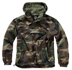 Brandit Summer Windbreaker geacă, Woodland