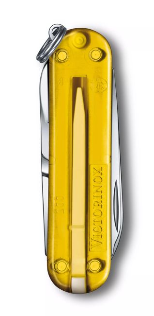 Victorinox Classic SD briceag Transparent, galben