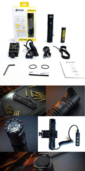 Speras EST Kit baterie reîncărcabilă airsoft 1900LM 211m