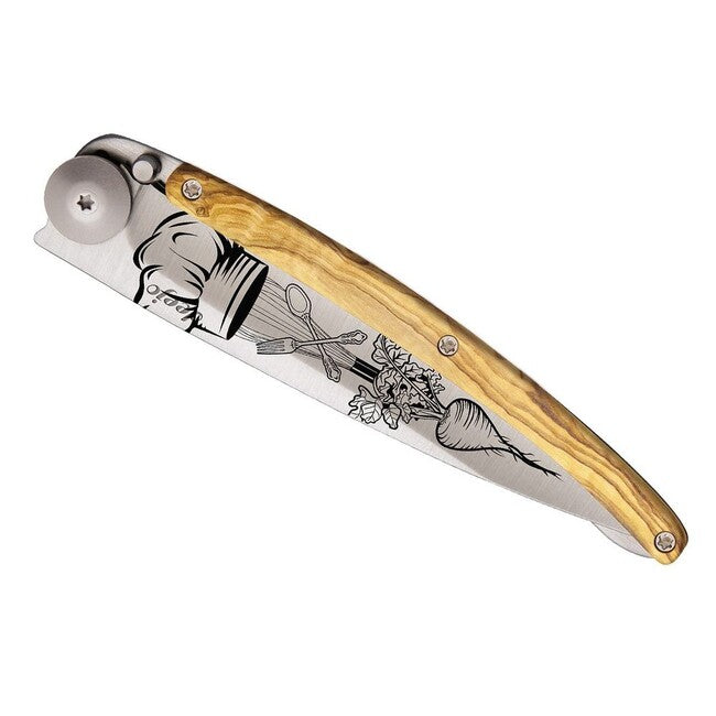 Deejo Tattoo wood briceag Chef