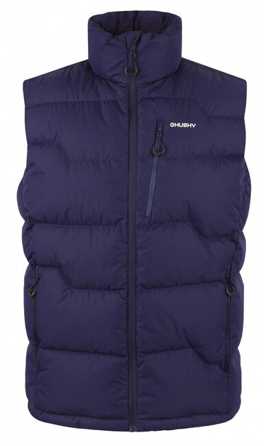 HUSKY Deep vestă cu fermoar pentru bărbați, bleumarin