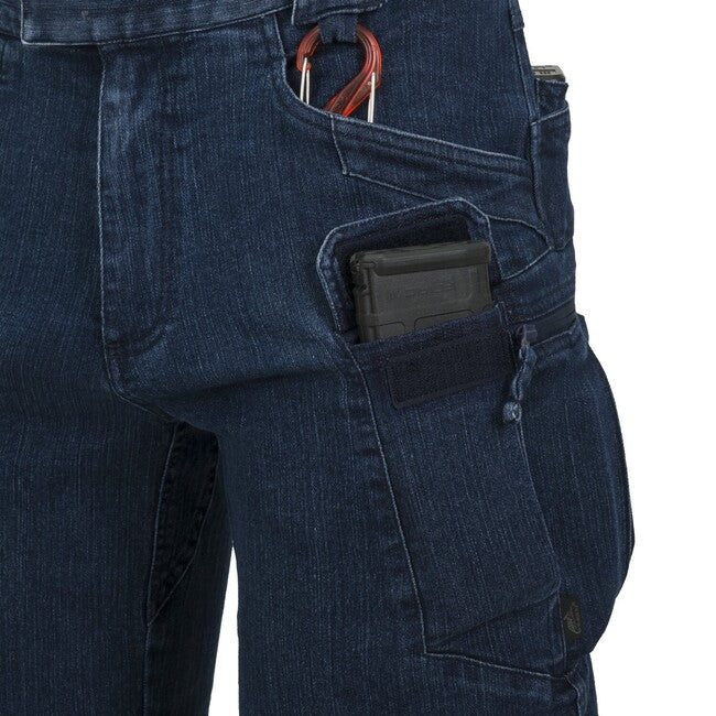 Helikon-Tex UTS pantaloni scurți tactici 11" Denim Stretch, Marine Blue