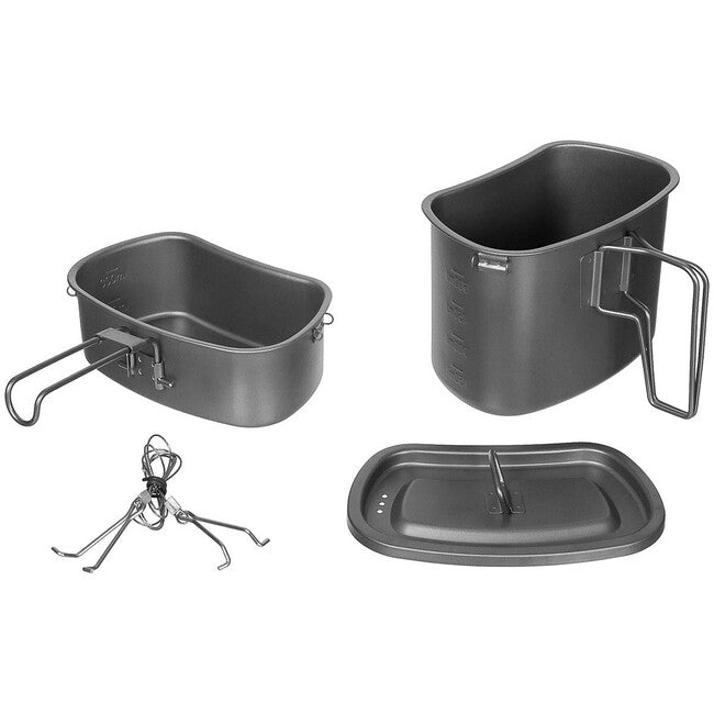 Fox Outdoor set de gătit 3 piese din titan