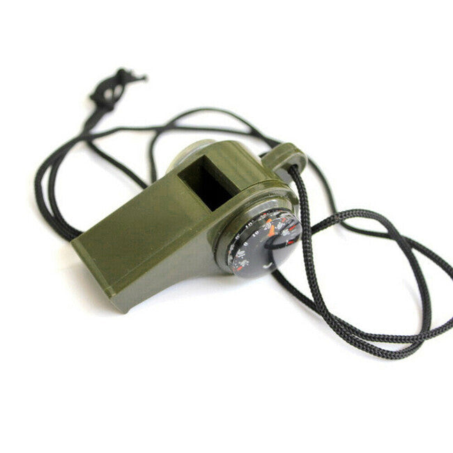 Origin Outdoors 3 in 1 Survival fluieră, oliv