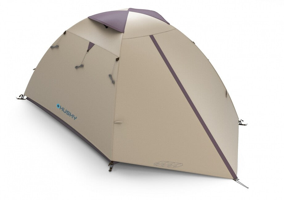 Husky Bird 3 Plus cort expediționar ultraușor pentru 3 persoane, Black Coating light brown