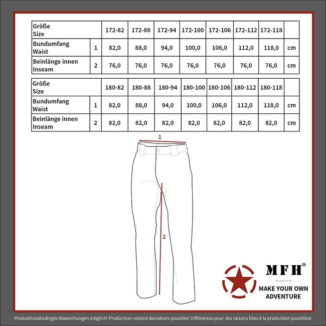 SK M 97 pantaloni de teren, camo