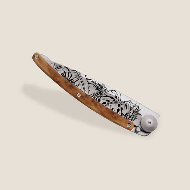 Deejo Tattoo briceag wood Jungle