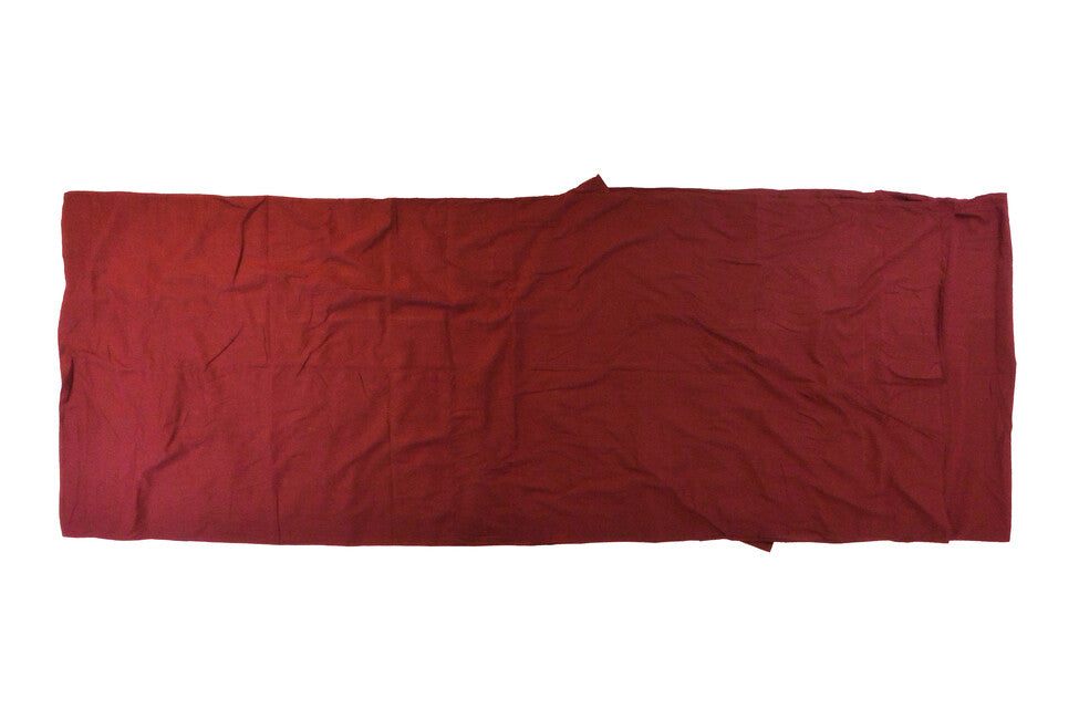 Origin Outdoors inserție dreptunghiulară pentru sac de dormit bumbac, bordo
