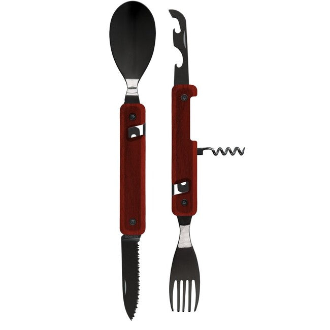 Akinod A02B00005 set multifuncțional 13h25, black mirror finish, coral wood