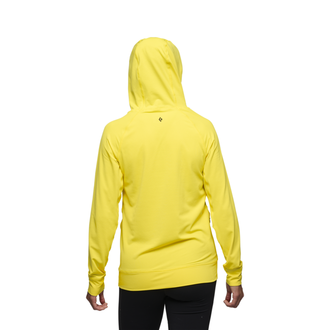 Black Diamond Alpenglow hanorac pentru femei, clean yellow