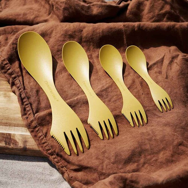 LIGHT MY FIRE Spork large serving lingură multifuncțională, verde