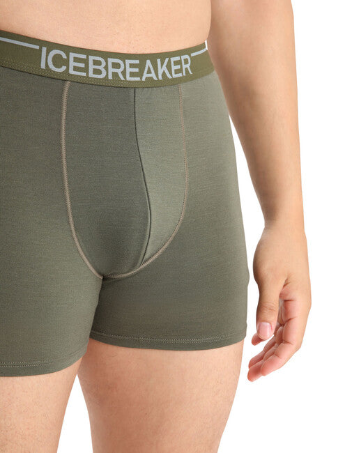Icebreaker Anatomica boxeri pentru bărbați, verzi