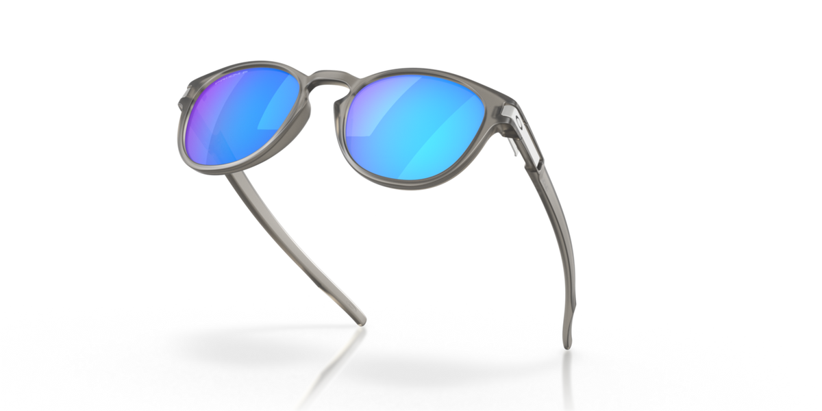 Oakley LATCH ochelari de soare cu ramă Matte Grey Ink și lentile Prizm Sapphire Irid Polar, 53