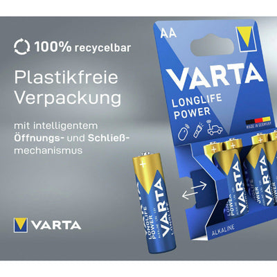 Varta Longlife Power baterie AA / Mignon, 4 buc