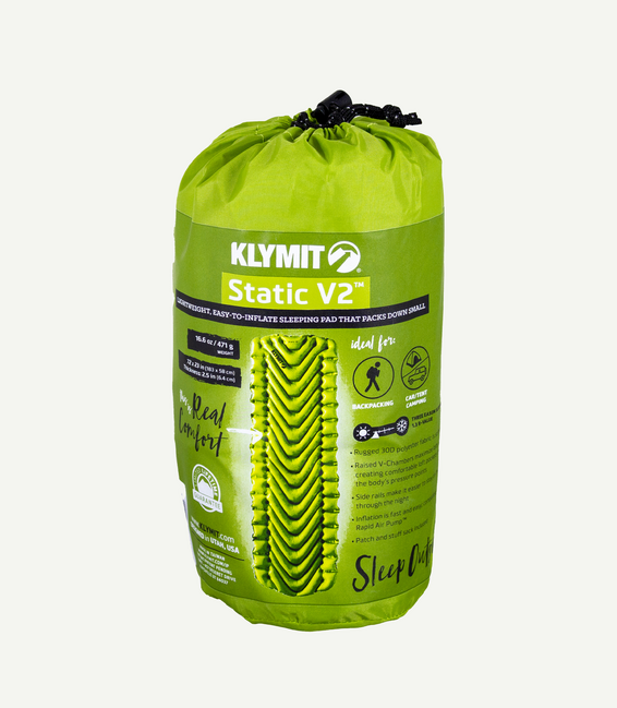 Klymit Static V2 saltea de dormit, verde