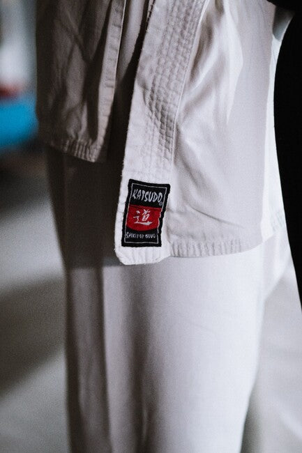 Katsudo Tiger kimono karate, alb