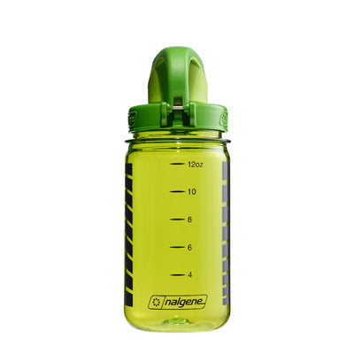 Nalgene Grip-n-Gulp Sustain sticlă de apă pentru copii, green monkey, 0,35 L