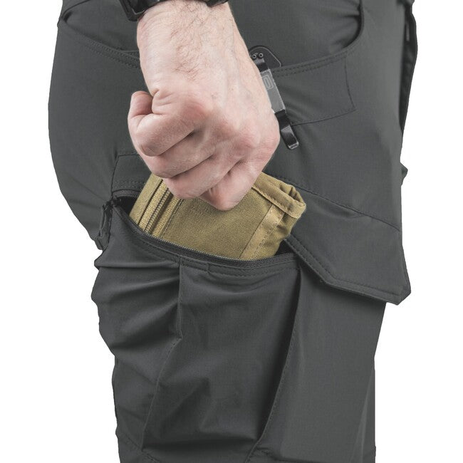Helikon-Tex OTS 11" pantaloni scurți VersaStretch tactici outdoor Versa Stretch Lite, Crimson Sky / Black