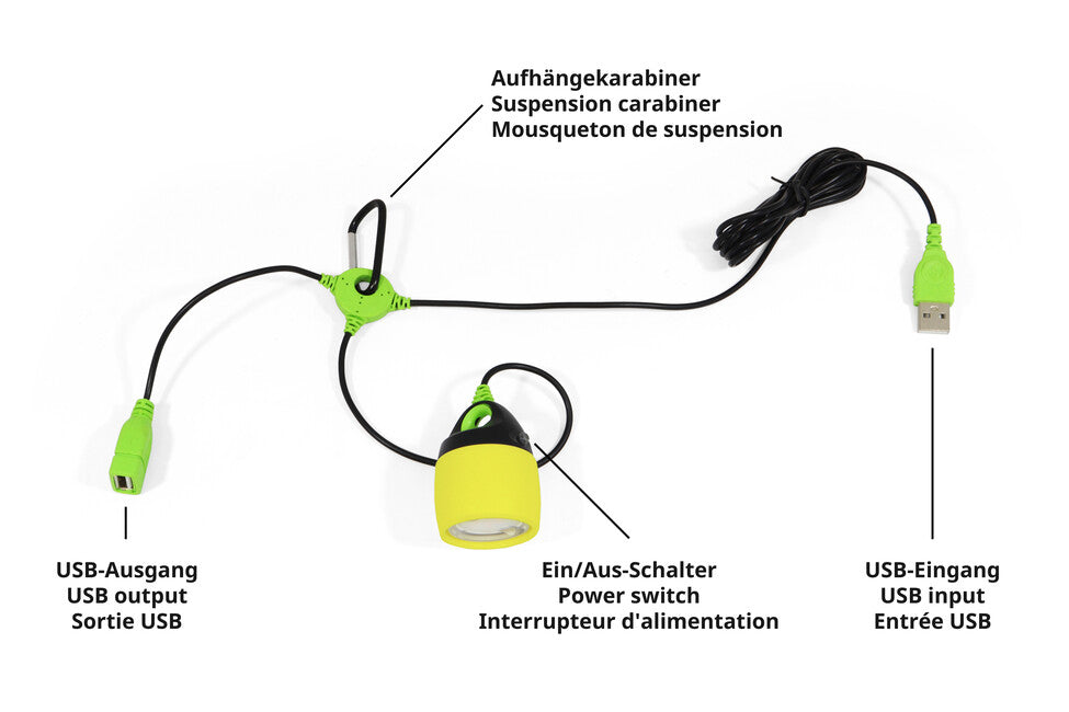 Origin Outdoors Connectable lanternă LED, galbenă, 200 lumeni, albă cald