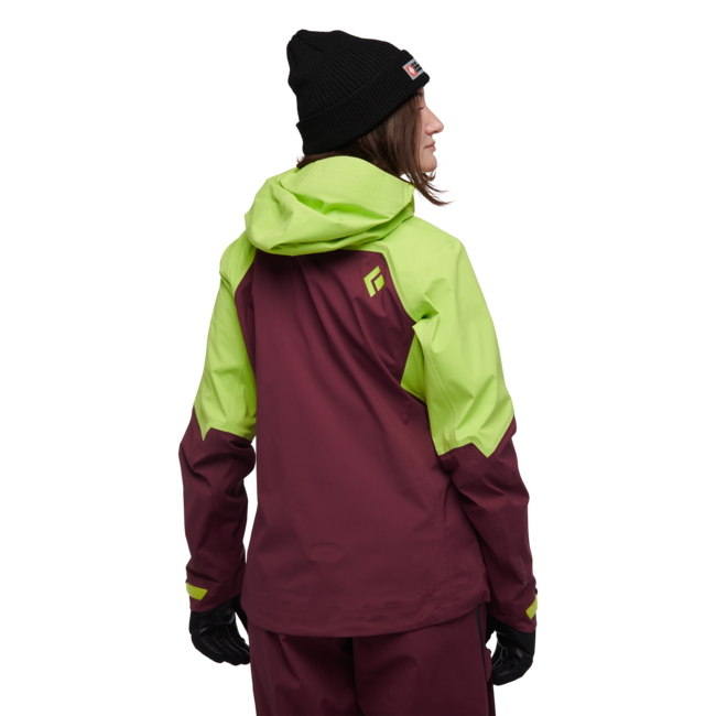 Black Diamond Recon Lt Stretch Shell geacă de schi pentru femei, aloe-blackberry