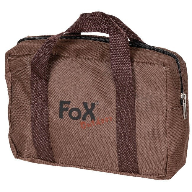 Fox Outdoor grill de călătorie pliabil cu grătar din oțel inoxidabil