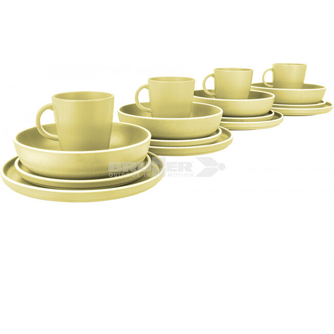 Brunner set de vase de camping, galben