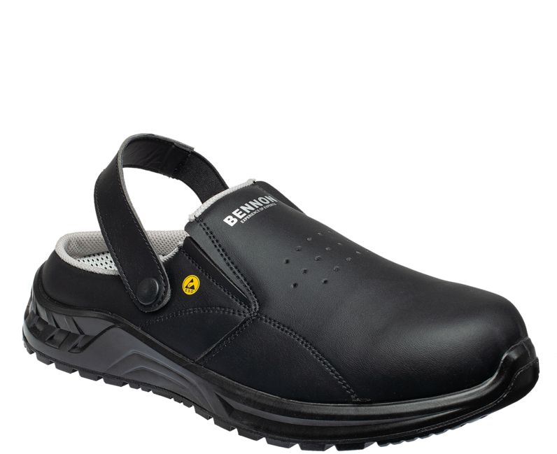 BENNON sandale de lucru BLACK OB ESD, negre