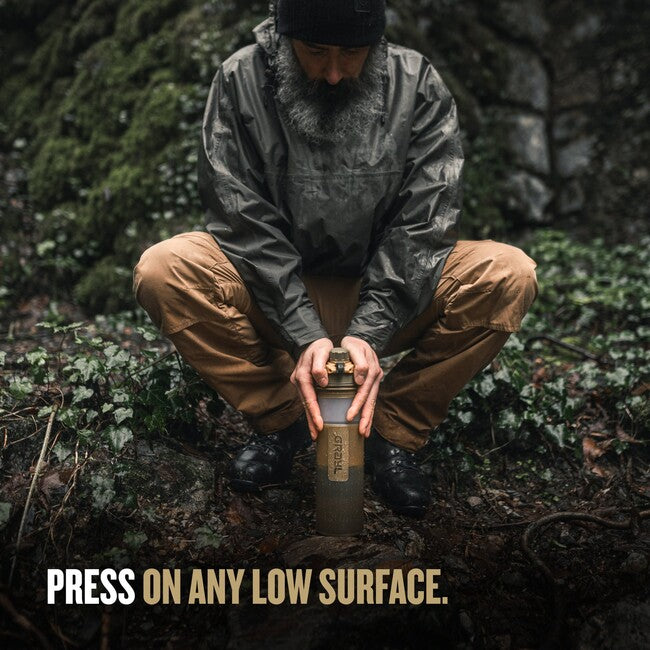 GRAYL GeoPress Purifier sticlă de filtrare, Coyote Brown