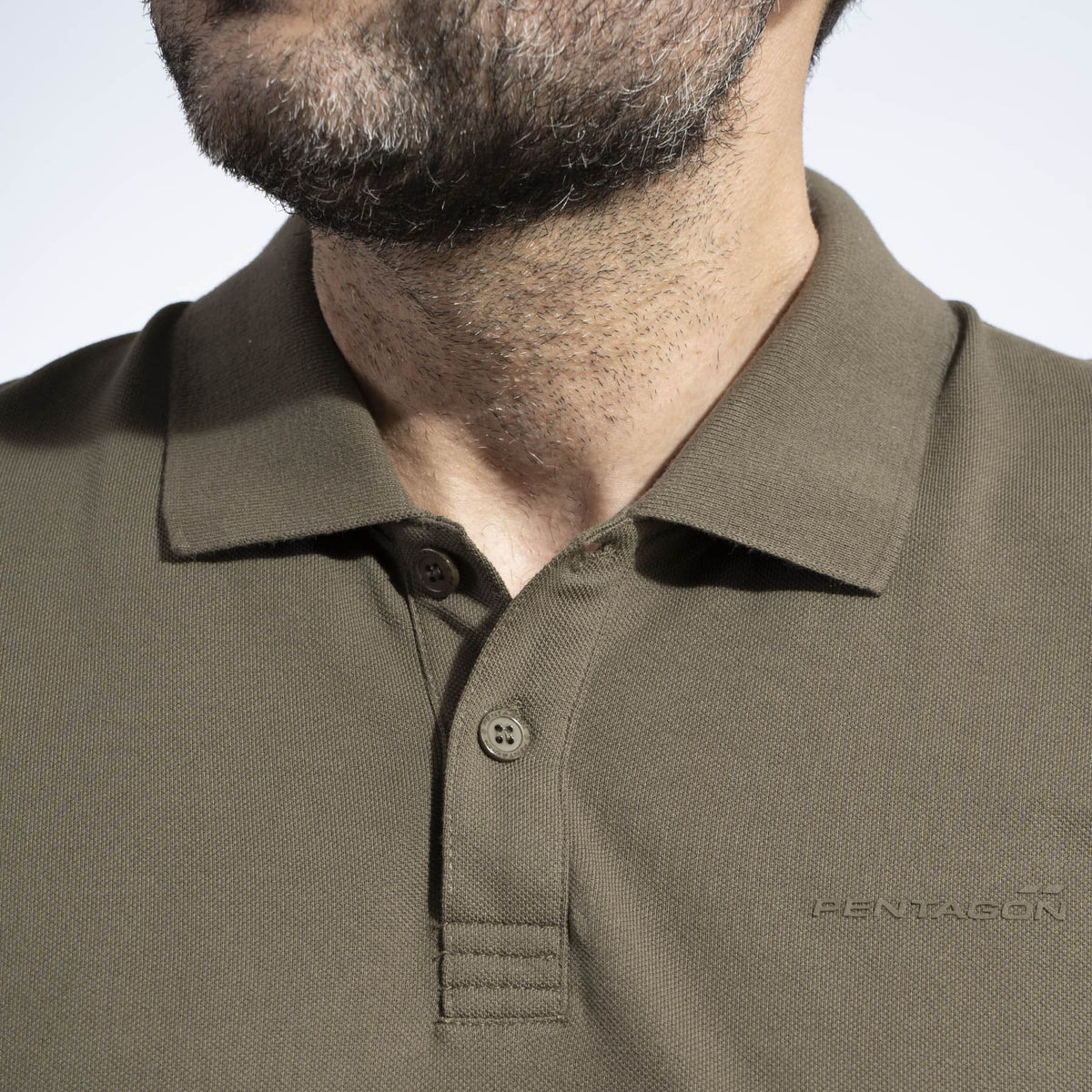 Pentagon Moth Piquet tricou polo, negru