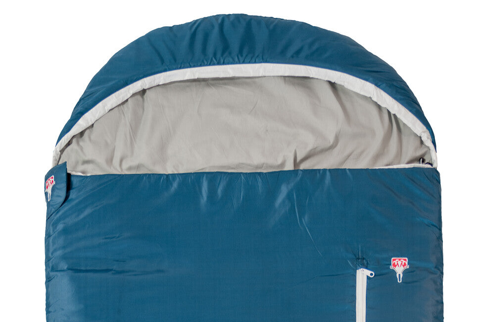 Grüezi-Bag Cotton Comfort Grueezi sac de dormit, albastru cânepă adânc, dreapta