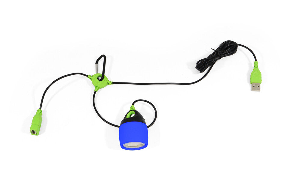 Origin Outdoors Connectable lampă LED, albastră, 200 lumeni, alb cald