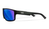 Wiley X Peak ochelari de soare Captivate Polarized, matte black, blue mirror