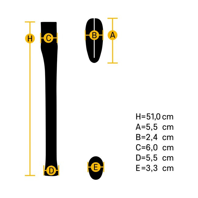 Hultafors HB AHS 500-50x20 HB coadă de topor dreaptă 842730 id