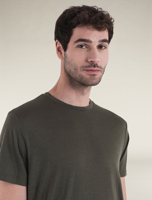 Icebreaker 150 Tech Lite III Merino tricou pentru bărbați cu mânecă scurtă, verde