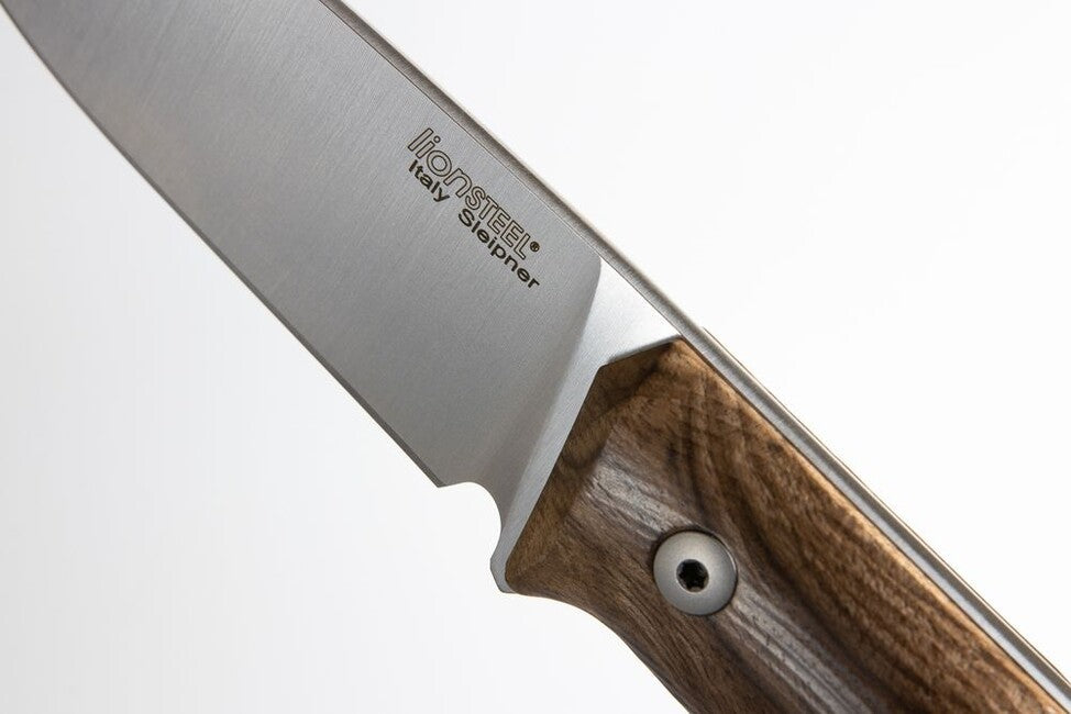 Lionsteel B35 WN cuțit tip bushcraft cu lamă fixă din oțel Sleipner