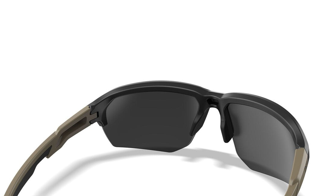 Wiley X Jakl ochelari de soare Captivate Tungsten Mirror, Matte Black/Tan