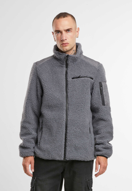Brandit Ramble geacă fleece pentru bărbați Teddyfleece, antracit