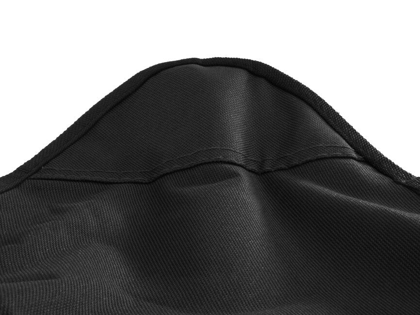 BasicNature Travelchair scaun cu trei picioare din oțel, negru