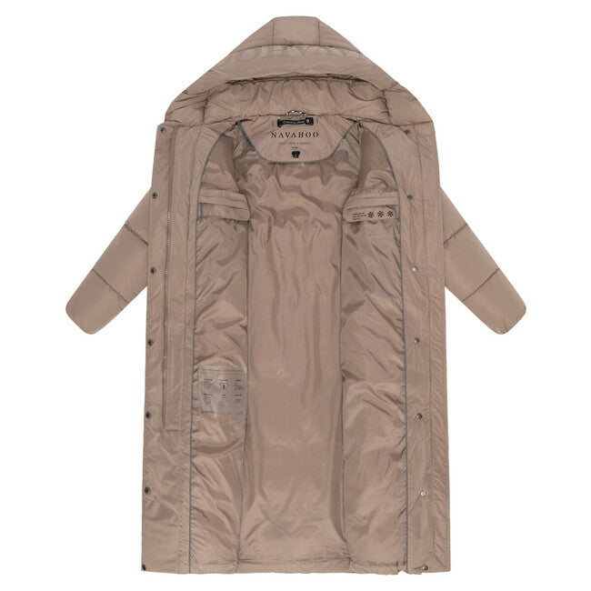 Navahoo EISBLICK geacă lungă de iarnă pentru femei, taupe grey