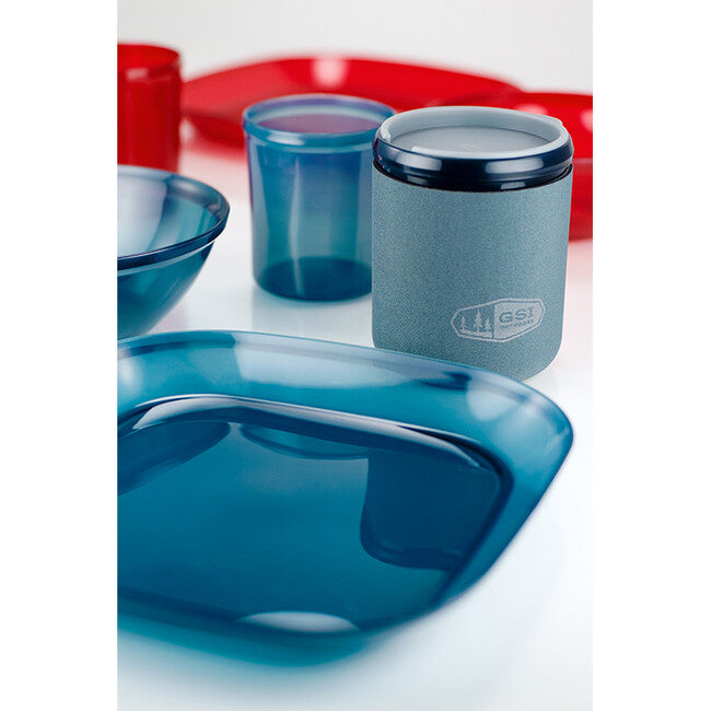GSI Outdoors Infinity set de lux de farfurii pentru 4 persoane Multicolor Person Deluxe Tableset