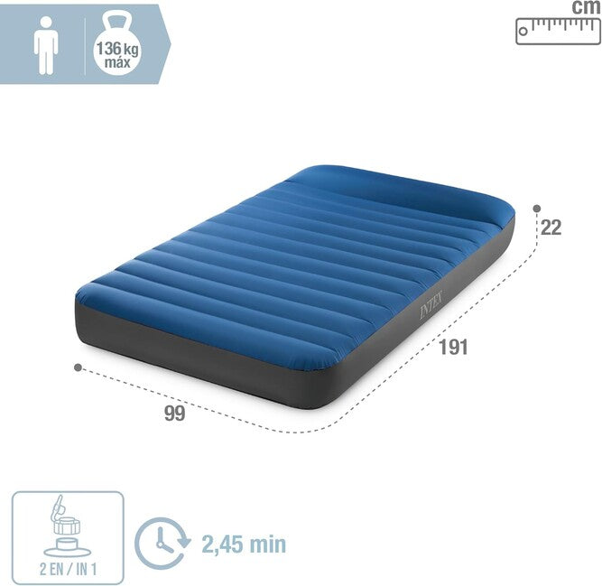 Intex Twin Dura-Beam saltea gonflabilă camping