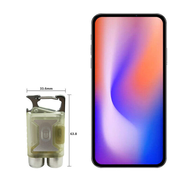 Speras V2 lanternă de buzunar reîncărcabil, albă fluorescent