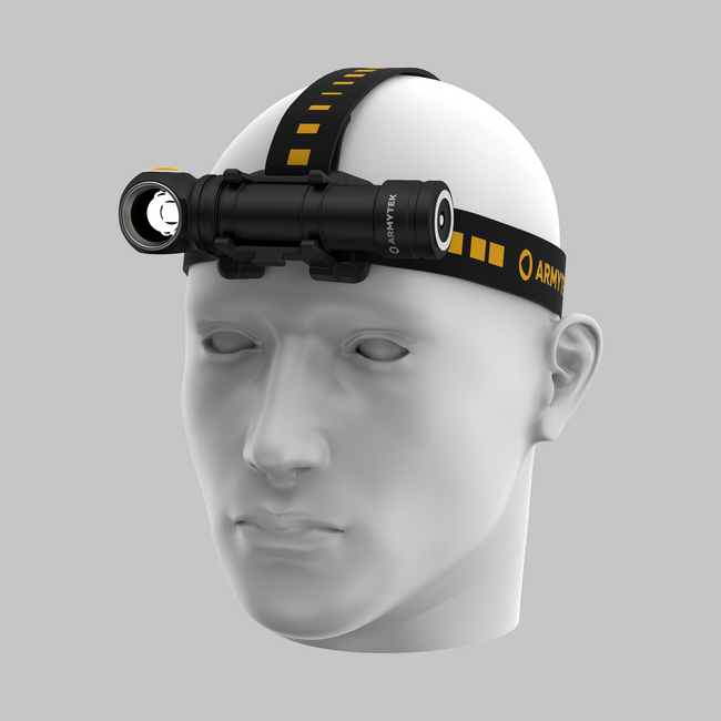 ArmyTek Wizard C2 Pro Max LR lanternă de buzunar LED cu clip pentru centură, cu geantă, alimentară din acumulator, 4150 lm, albă