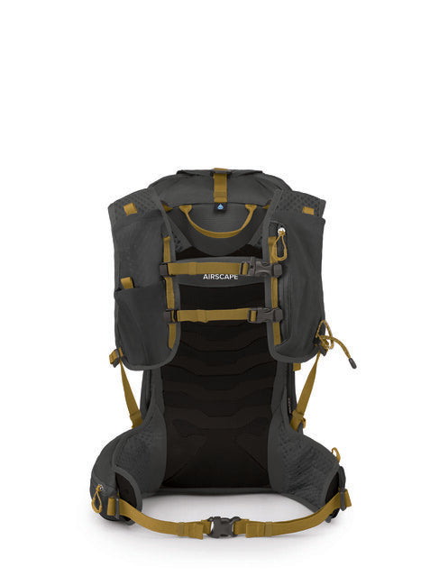 OSPREY TALON VELOCITY 20 rucsac de trekking, dark charcoal/tumbleweed yellow