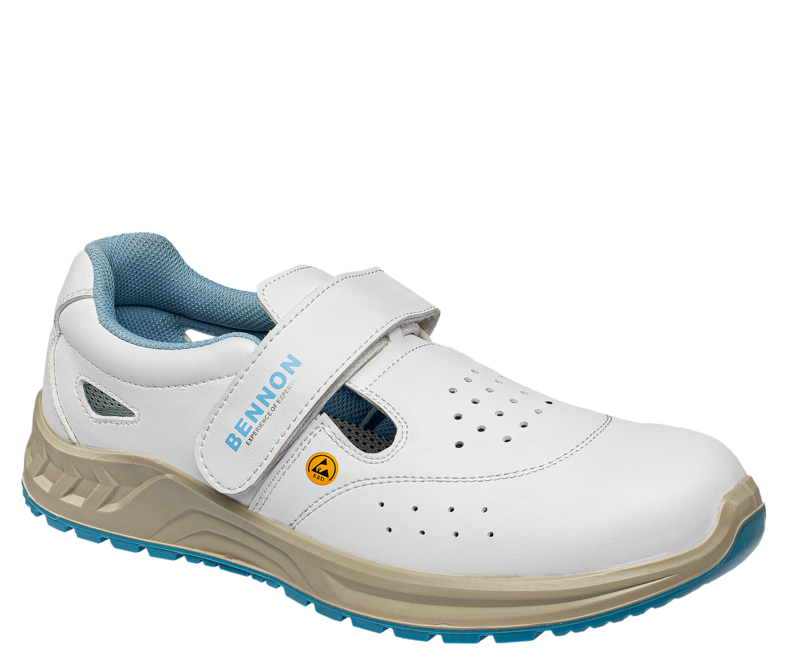 BENNON WHITE O1 ESD sandale de lucru