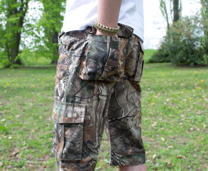 Loshan Kerry pantaloni scurți model Real tree, închis