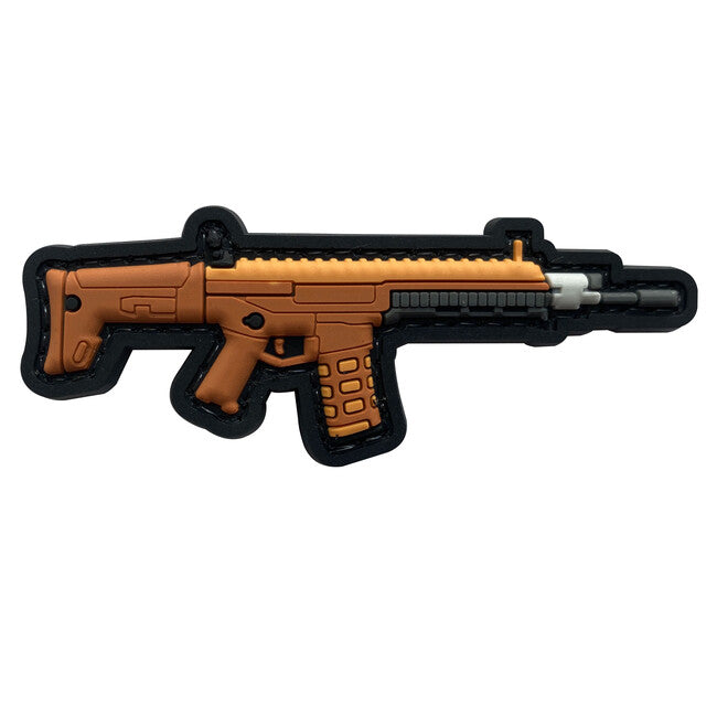 WARAGOD 3D GUN emblemă PVC PATCH